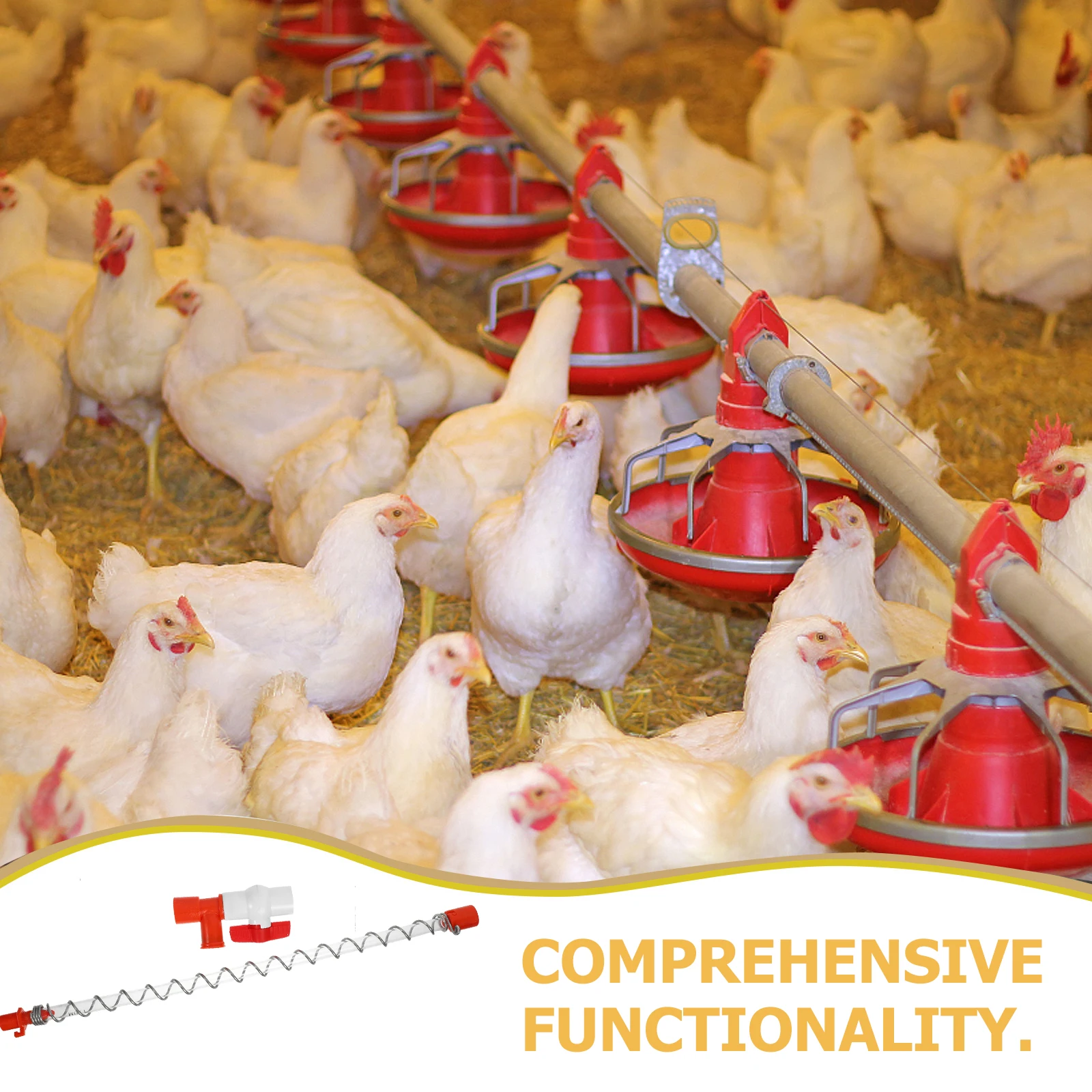 Pressure Regulating Valve Combo Water Level Pipe Poultry Farm System Part Efficient Operation Easy Installation Chicken Supplies
Pressure Regulating Valve Combo Water Level Pipe Poultry Farm System Part Efficient Operation Easy Installation Chicken Supplies