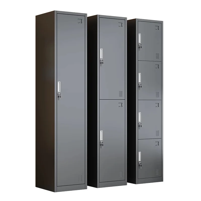 Steel single door, locker, staff dormitory, bathroom, storage cabinet, office storage, black, with lock
Steel single door, locker, staff dormitory, bathroom, storage cabinet, office storage, black, with lock