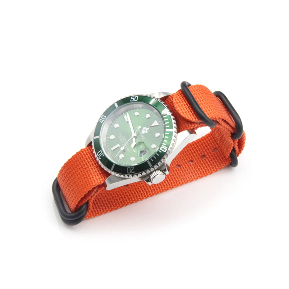 20mm Stylish Nylon Watch Accessory Strong Durability Easy to Install for Fitness and Outdoor Activities Orange Black
20mm Stylish Nylon Watch Accessory Strong Durability Easy to Install for Fitness and Outdoor Activities Orange Black