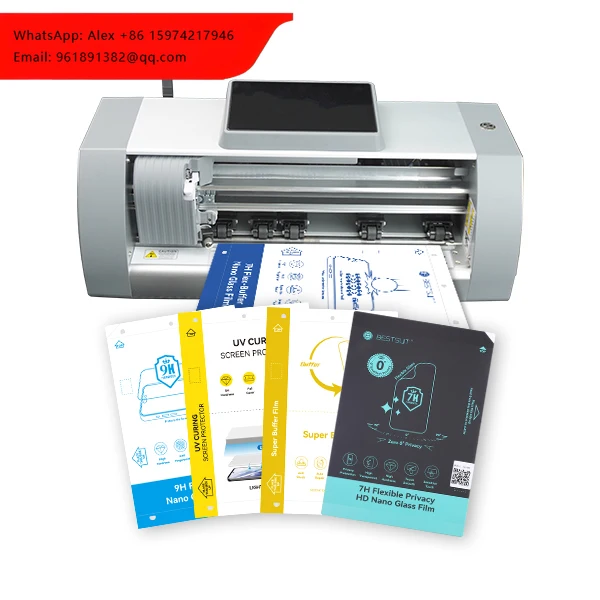 OEM Mobile Phone TPU Back Skin Protective Hydrogel Film Cutter For Smart Watch Camera & PC Screen Protector Cutting Machine