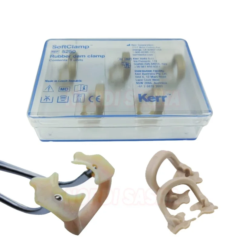 5Pcs/Box Dental Soft Clamp Rubber Dam Clamp Sundries Molar Teeth Polymer Kerr SoftClamp Rubber Dam Clamps Clip
5Pcs/Box Dental Soft Clamp Rubber Dam Clamp Sundries Molar Teeth Polymer Kerr SoftClamp Rubber Dam Clamps Clip