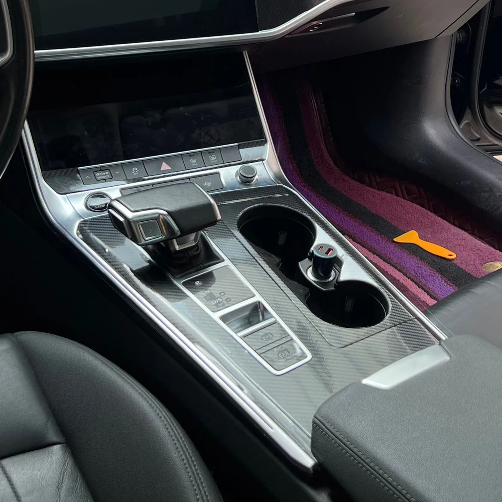 For Audi A6 A7 4KB 2019-2024 Car-Styling 3D/5D Carbon Fiber Car Interior Center Console Color Molding Sticker Decals Parts
For Audi A6 A7 4KB 2019-2024 Car-Styling 3D/5D Carbon Fiber Car Interior Center Console Color Molding Sticker Decals Parts