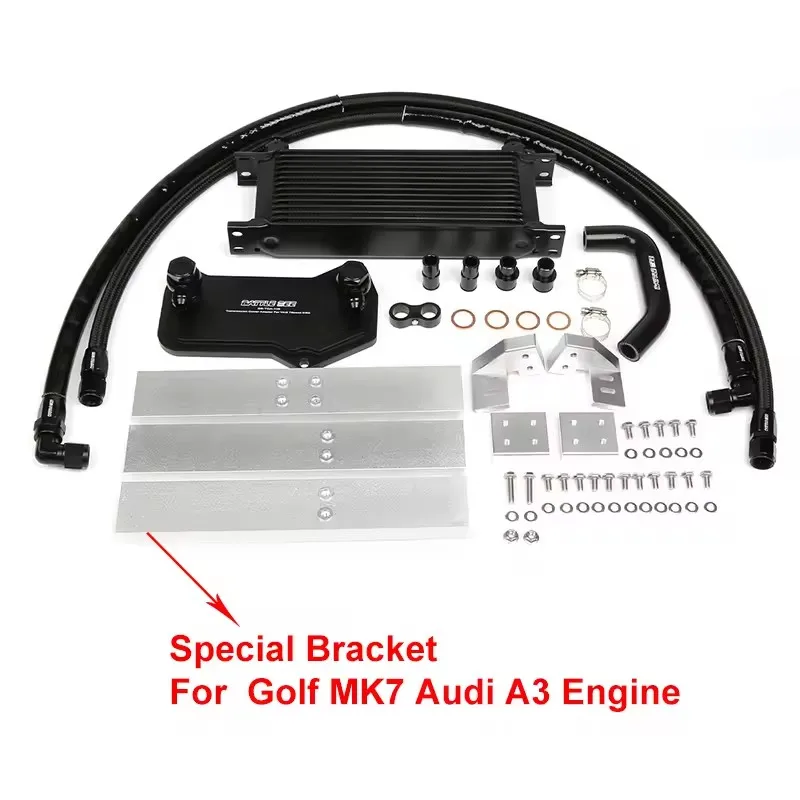 Gearbox Transmission Oil Cooler Kit For VAG DQ381 7 speed DSG Oil Cooler Adapter Plate Sandwich BB-TCK-010
Gearbox Transmission Oil Cooler Kit For VAG DQ381 7 speed DSG Oil Cooler Adapter Plate Sandwich BB-TCK-010