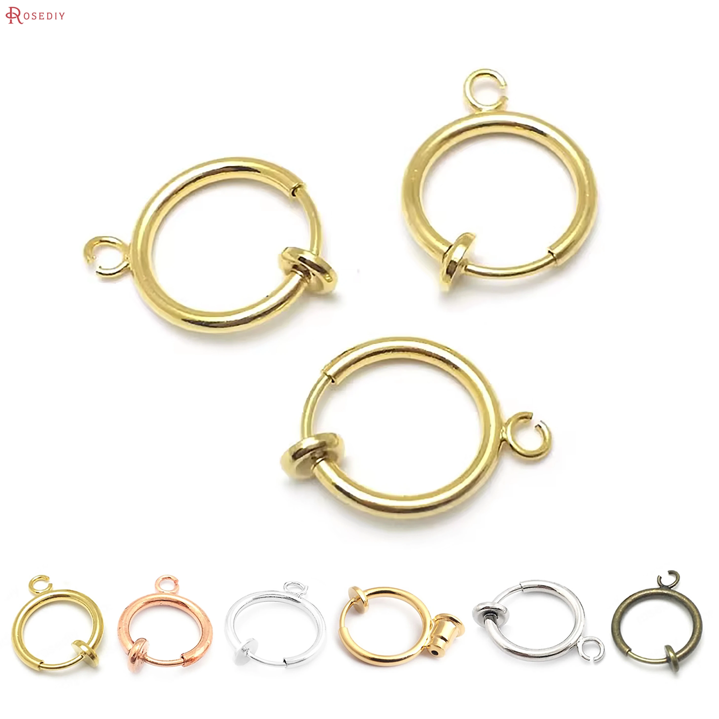 Round Circle Earrings Clip Earring Loop for No Earrings Hole Women Diy Women's Earrings Jewelry Making Accessories
Round Circle Earrings Clip Earring Loop for No Earrings Hole Women Diy Women's Earrings Jewelry Making Accessories