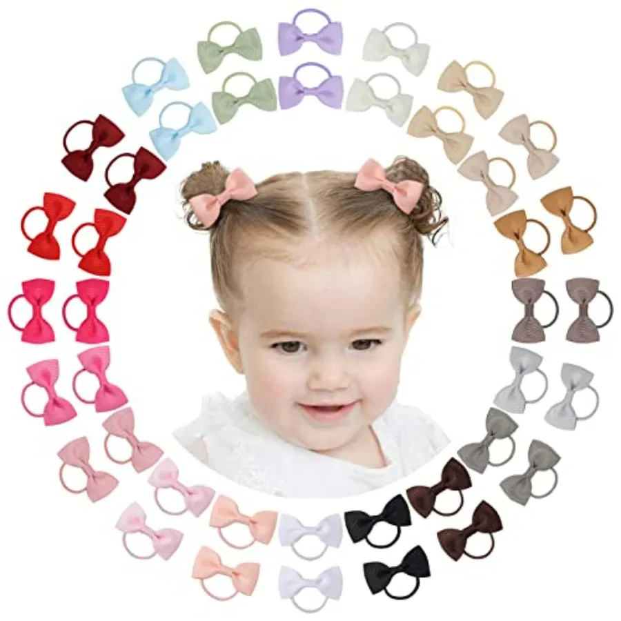 2 Inch Baby Girls Hair Bows Ties Mini Boutique Elastic Hair Rubber Ribbon Hair Band Accessories for Toddlers Infants
2 Inch Baby Girls Hair Bows Ties Mini Boutique Elastic Hair Rubber Ribbon Hair Band Accessories for Toddlers Infants