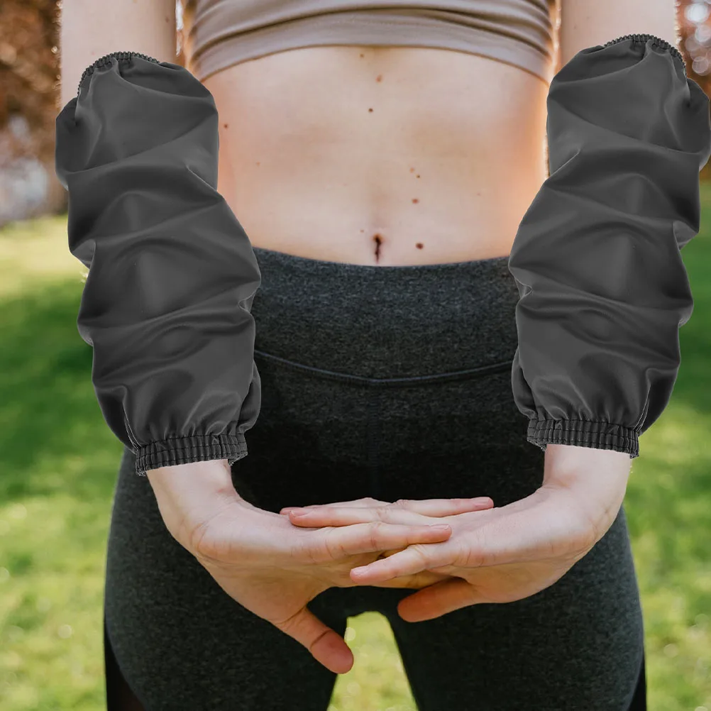 3 Pairs Waterproof Oil Resistant Arm Sleeves Long PU Black Grey Housework Kitchen Cleaning Oversleeves Gardening Dog Grooming
3 Pairs Waterproof Oil Resistant Arm Sleeves Long PU Black Grey Housework Kitchen Cleaning Oversleeves Gardening Dog Grooming