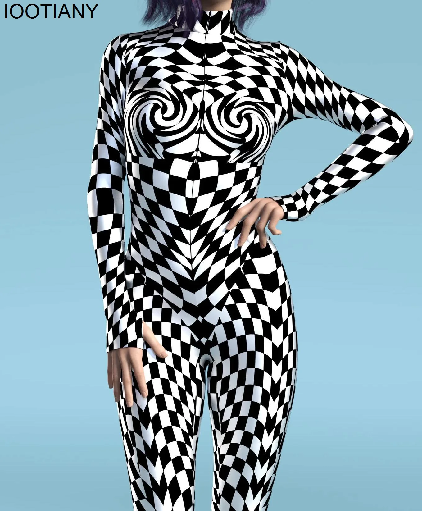 Dense Color Dots 3D Pattern Women Sexy Jumpsuit Adult Cosplay Costume Party Jumpsuits Carnival Bodysuit S-XL Monos Mujer 2025
Dense Color Dots 3D Pattern Women Sexy Jumpsuit Adult Cosplay Costume Party Jumpsuits Carnival Bodysuit S-XL Monos Mujer 2025