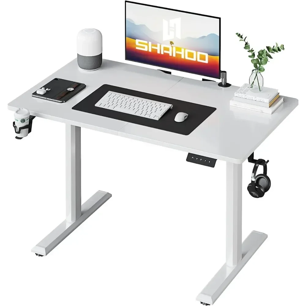 Computer Desk Height Adjustable Electric Standing Desk 43 Inch Home Office Table With Headphone Hook and Cup Holder Freight free
Computer Desk Height Adjustable Electric Standing Desk 43 Inch Home Office Table With Headphone Hook and Cup Holder Freight free