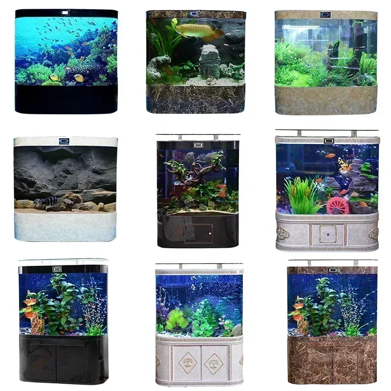 Large Floor Fish Tank, Glass Aquarium, Bottom Filter, Ecological Landscaping, No-Fuss Water Change
Large Floor Fish Tank, Glass Aquarium, Bottom Filter, Ecological Landscaping, No-Fuss Water Change