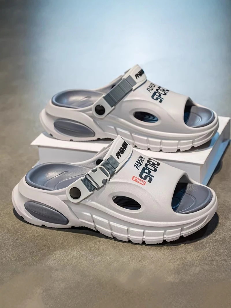 Men's Summer Thick Bottom Slip-On Shoes Casual Wear for Work And Driving Large Size 45 One-Strap Slippers Comfortable EVA Mat...
Men's Summer Thick Bottom Slip-On Shoes Casual Wear for Work And Driving Large Size 45 One-Strap Slippers Comfortable EVA Mat...