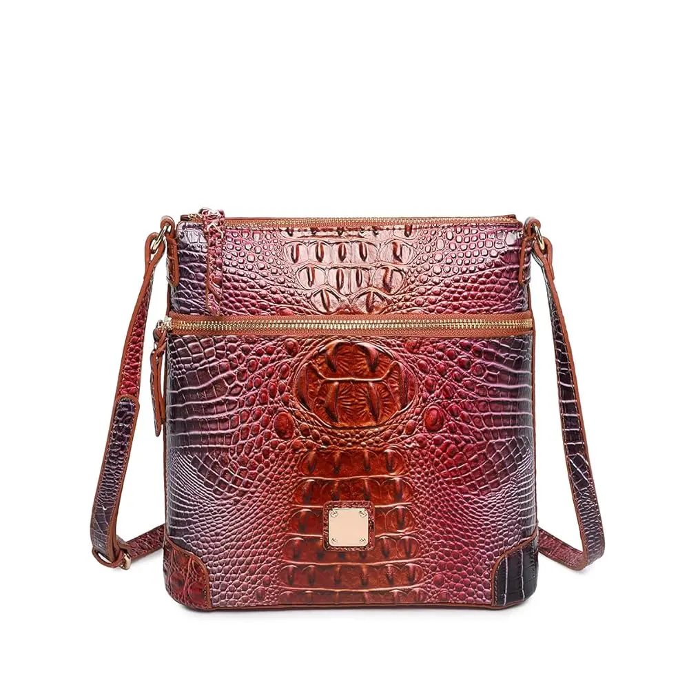 Women Crocodile Shoulder Flat Square Handbag Trendy Elegant Stylish bag Ladies Leather Crossbody Purse
Women Crocodile Shoulder Flat Square Handbag Trendy Elegant Stylish bag Ladies Leather Crossbody Purse