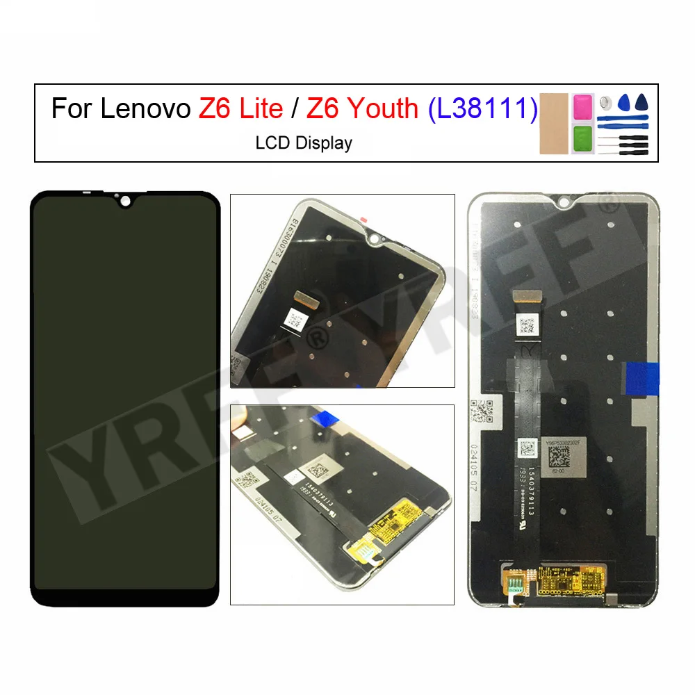LCD Display and Touch Screen Digitizer Assembly,for Lenovo Z6 Lite,for Lenovo Z6 Youth L38111
LCD Display and Touch Screen Digitizer Assembly,for Lenovo Z6 Lite,for Lenovo Z6 Youth L38111