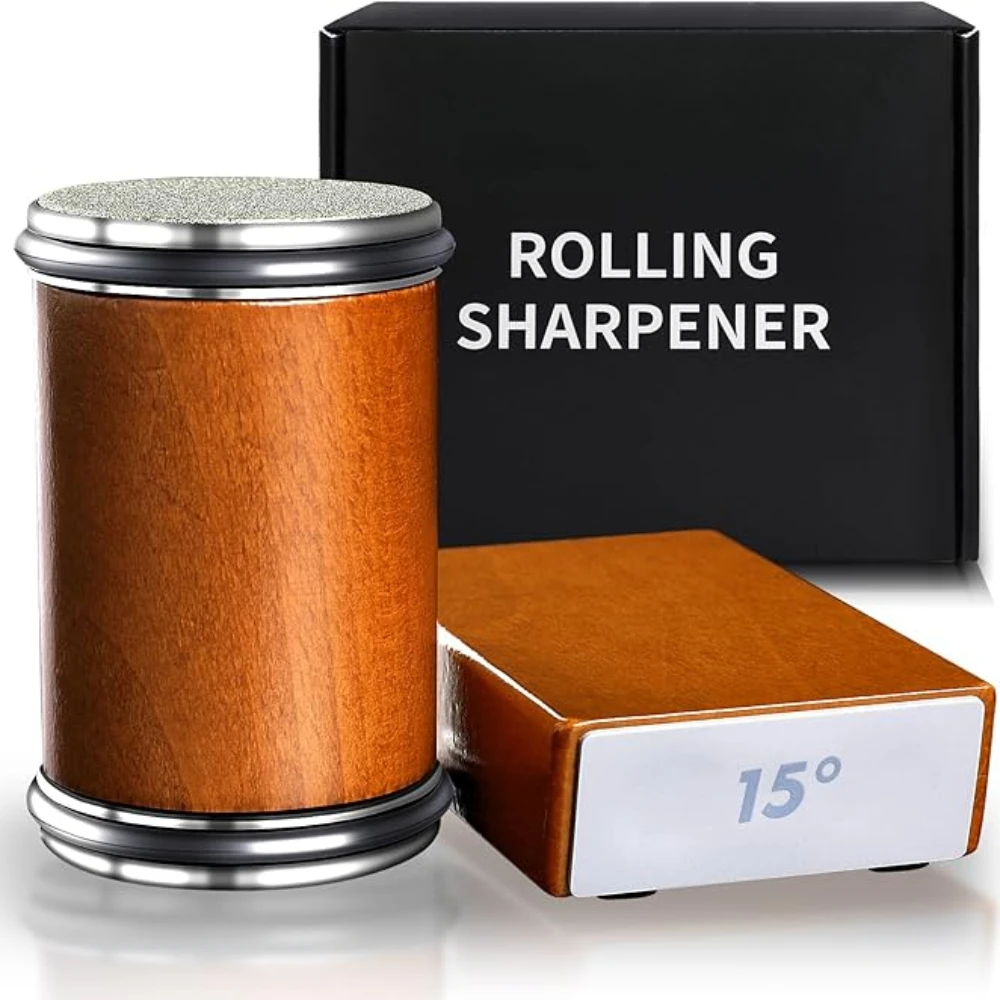 Rolling Knife Sharpener Set for Industrial Diamond Straight Edge Hob Sharpener 15/20° Magnetic Angle Base Kitchen Tools
Rolling Knife Sharpener Set for Industrial Diamond Straight Edge Hob Sharpener 15/20° Magnetic Angle Base Kitchen Tools