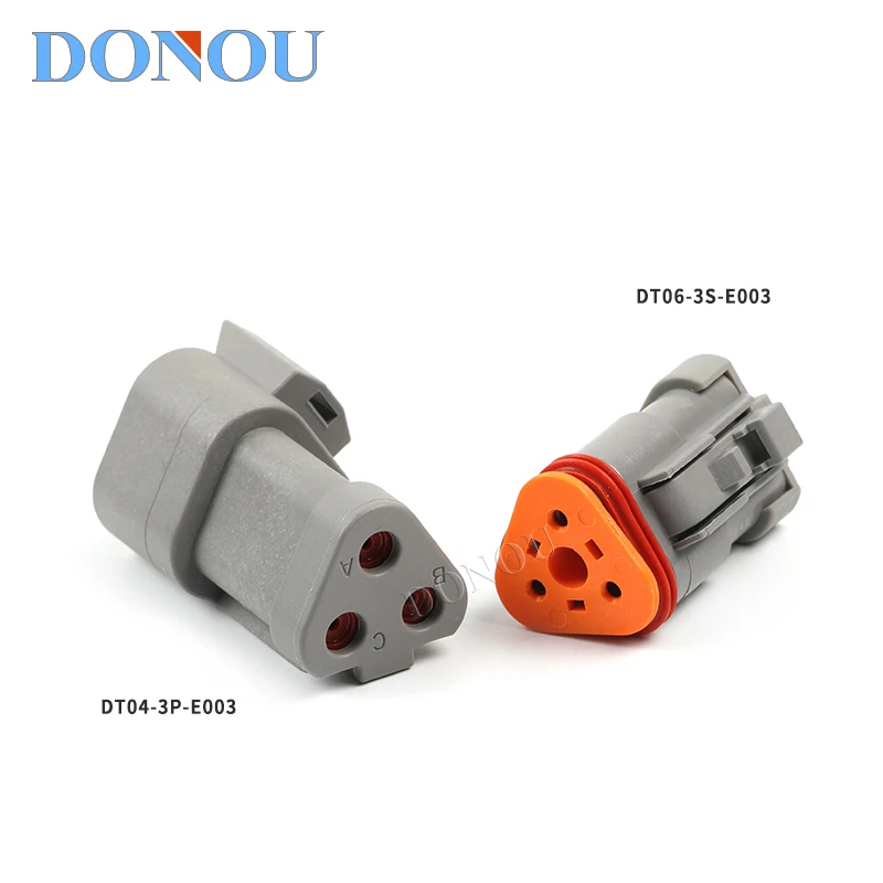 DT04-3P-E003 DT06-3S-E003 3-Pin Waterproof Connector Male Female Set For Automotive Wiring Harness Plug
DT04-3P-E003 DT06-3S-E003 3-Pin Waterproof Connector Male Female Set For Automotive Wiring Harness Plug