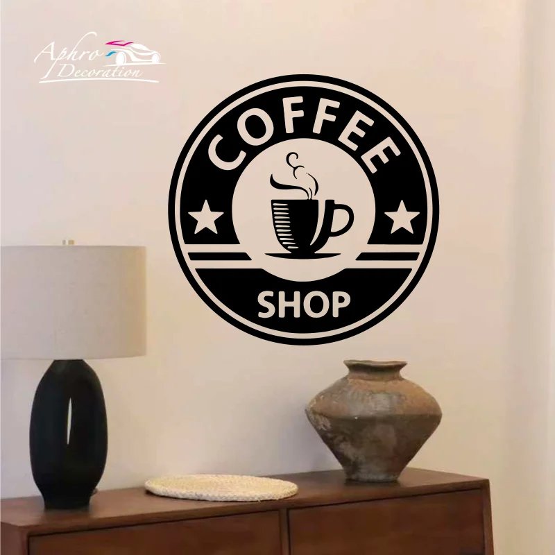 Creative Coffee Vinyl Wall Or Window Door Sticker Waterproof Glass Door Round decal For Coffee Shop Kitchen Shop Decoration
Creative Coffee Vinyl Wall Or Window Door Sticker Waterproof Glass Door Round decal For Coffee Shop Kitchen Shop Decoration