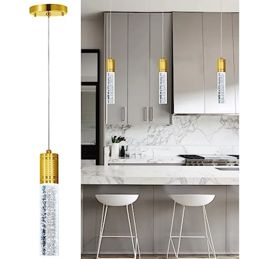 Linear Chandeliers LED Pendant Lights for Kitchen Island Fixtures Bubble Crystal Chandeliers 6000K Daylight LED Bulbs Mini Pend
Linear Chandeliers LED Pendant Lights for Kitchen Island Fixtures Bubble Crystal Chandeliers 6000K Daylight LED Bulbs Mini Pend