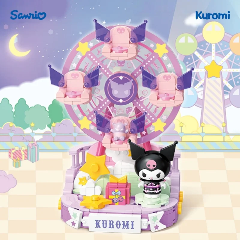 Sanrio Colorful Amusement Park Series Building Blocks Kuromi Starry Sky Ferris Wheel Assembly Model Pochacco Ornament Toy Gift
Sanrio Colorful Amusement Park Series Building Blocks Kuromi Starry Sky Ferris Wheel Assembly Model Pochacco Ornament Toy Gift