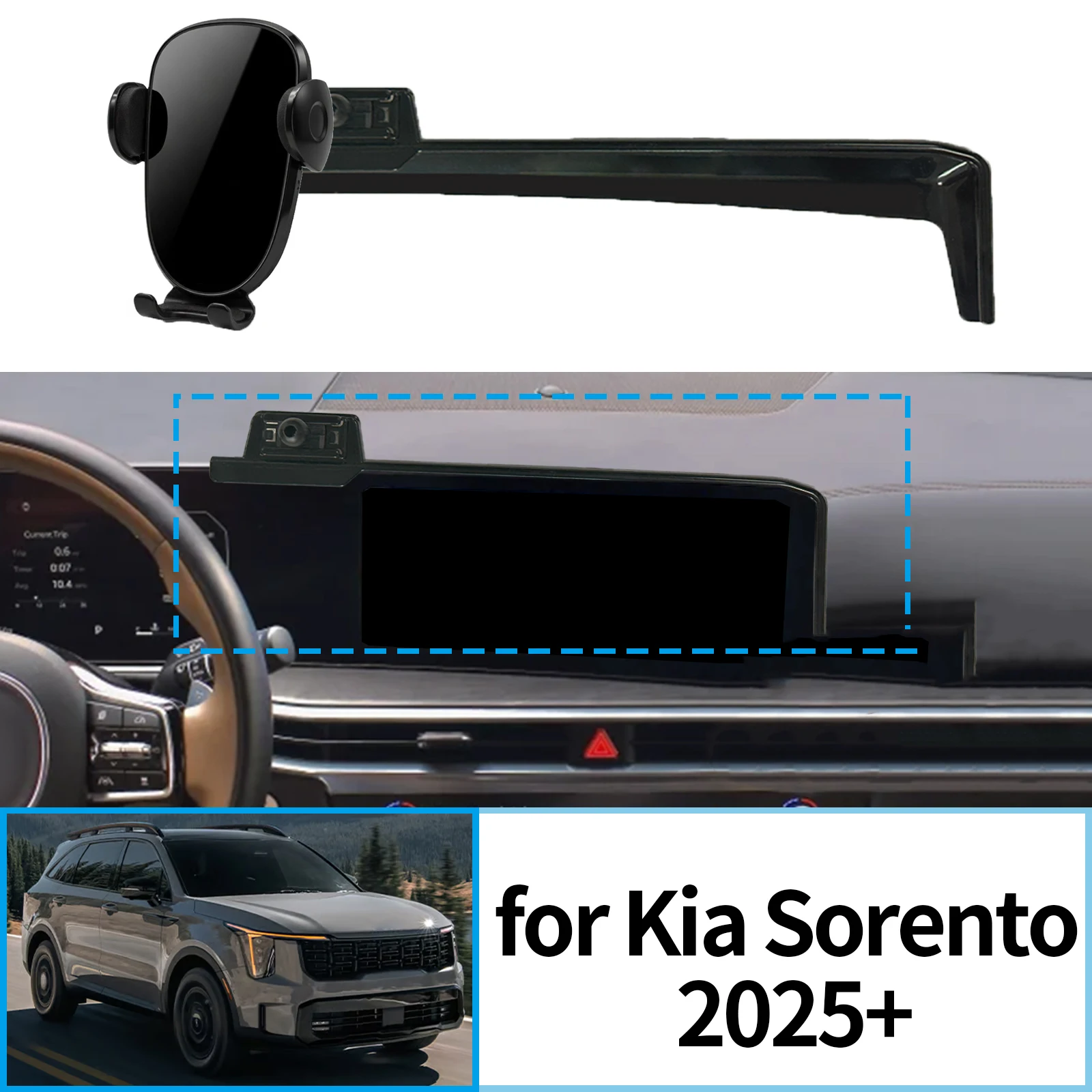 fit for Kia Sorento 2025 2026 2027 Navigation Bracke Screen Base Phone Holder Mount Car accessoires
fit for Kia Sorento 2025 2026 2027 Navigation Bracke Screen Base Phone Holder Mount Car accessoires