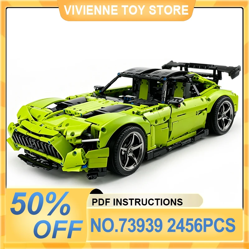 Creative MOC-73939 Green Supercar Building Blocks Model, Handmade DIY Assembly Bricks, Light Luxury Educational Creative Toy
Creative MOC-73939 Green Supercar Building Blocks Model, Handmade DIY Assembly Bricks, Light Luxury Educational Creative Toy