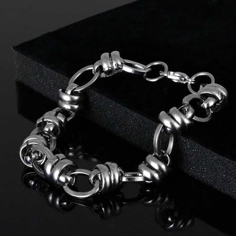 New 316L Stainless steel Hip Hop DIY Chain Bracelet for Men Women Heavy Thick Bicycle Jewelry Vintage Charms Punk Wholesale
New 316L Stainless steel Hip Hop DIY Chain Bracelet for Men Women Heavy Thick Bicycle Jewelry Vintage Charms Punk Wholesale