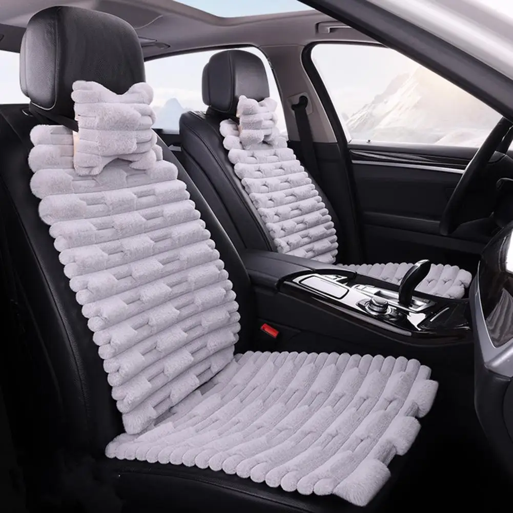 Neck Pillow Set Plush Car Seat Cushion Universal Car Seat Cushion Set with Neck Pillow Non-slip Design Wear Resistant for Simple
Neck Pillow Set Plush Car Seat Cushion Universal Car Seat Cushion Set with Neck Pillow Non-slip Design Wear Resistant for Simple