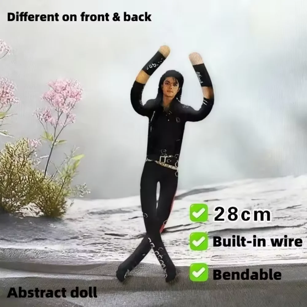 Anime Michael Jackson Cosplay Prop Doll Plush Stuffed Figure Dolls Room Decoration Abstract Joint Mobility Props Gift
Anime Michael Jackson Cosplay Prop Doll Plush Stuffed Figure Dolls Room Decoration Abstract Joint Mobility Props Gift