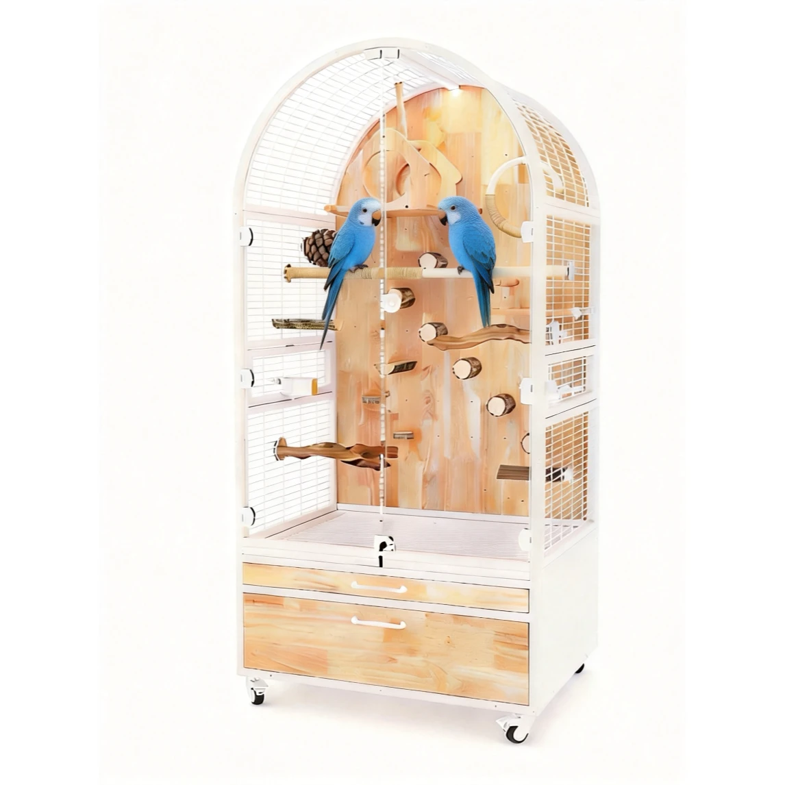 Stunning Parrot Cage LargeBird Mansion Iron Wood Frame Splash-Proof Clear Glass Easy Assembly Outdoor Furniture
Stunning Parrot Cage LargeBird Mansion Iron Wood Frame Splash-Proof Clear Glass Easy Assembly Outdoor Furniture