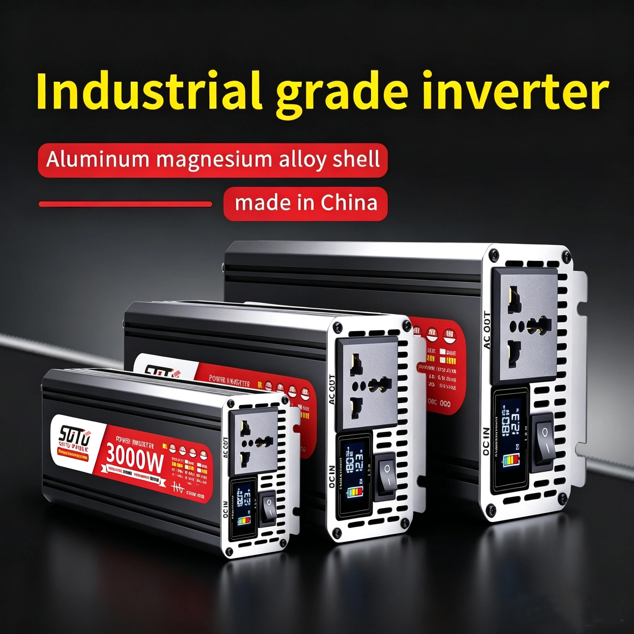 Inversor de onda sinusoidal pura 12V 24V a 220V 1200W 2200W 2600W 3000W convertidor de voltaje CC a CA 12 220 fuente de alimenta
Inversor de onda sinusoidal pura 12V 24V a 220V 1200W 2200W 2600W 3000W convertidor de voltaje CC a CA 12 220 fuente de alimenta