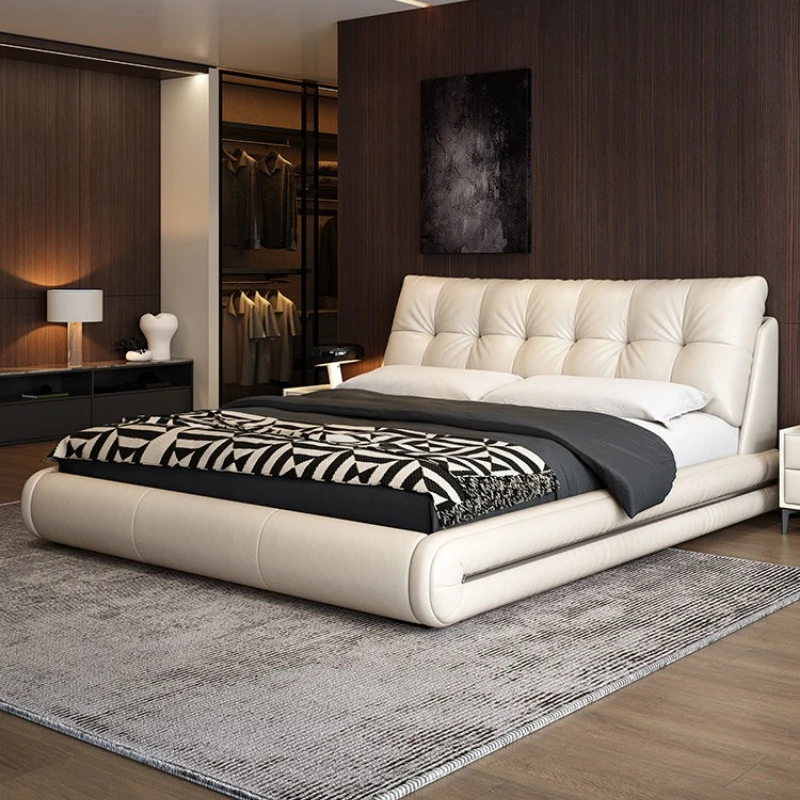 master bedroom double bed king size 200x220 modern comfortable bed light luxury high-end camas matrimoniales furniture home
master bedroom double bed king size 200x220 modern comfortable bed light luxury high-end camas matrimoniales furniture home