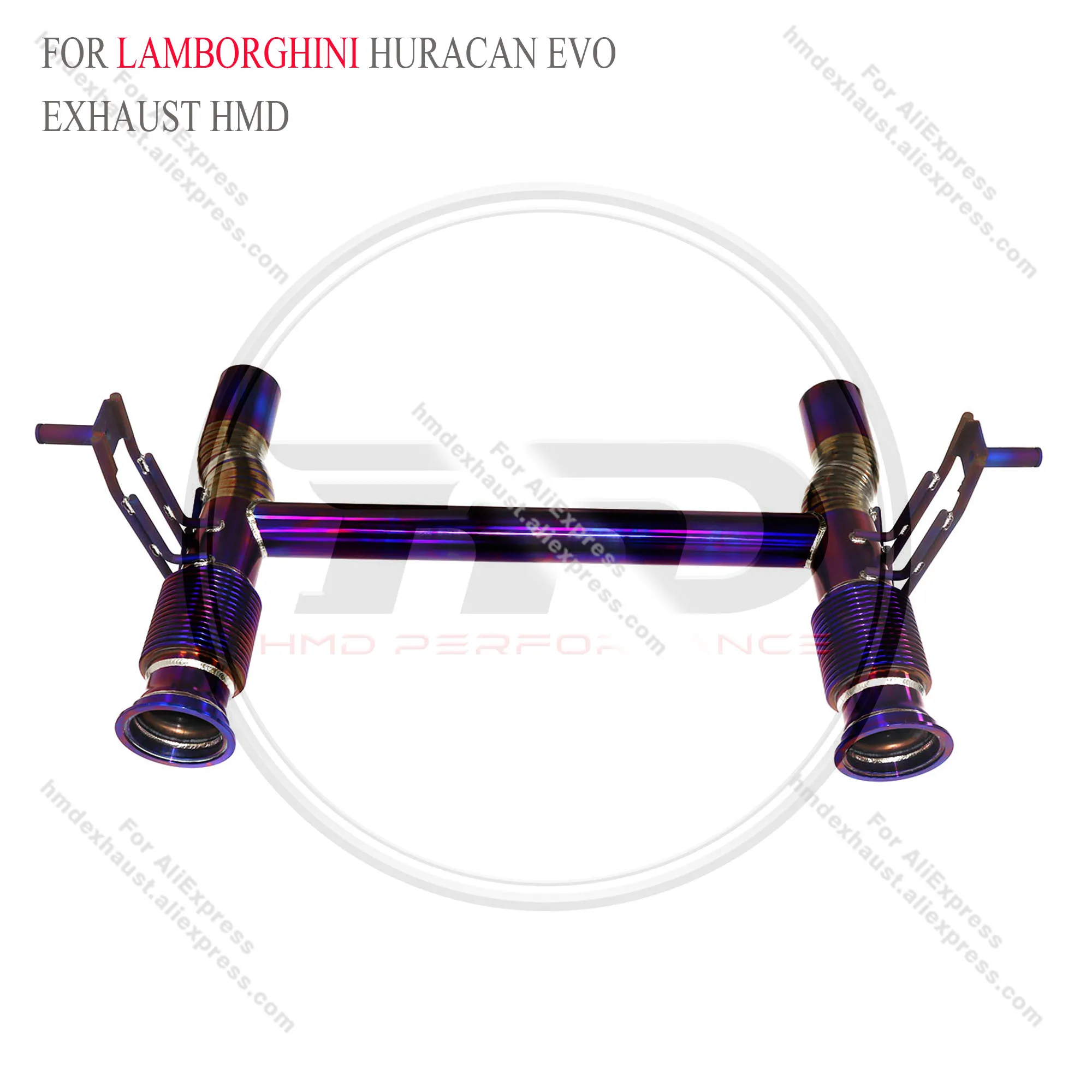 Titanium simple catback for Lamborghini Huracan EVO Without Valve section HMD Exhaust System Performance Quality certif
Titanium simple catback for Lamborghini Huracan EVO Without Valve section HMD Exhaust System Performance Quality certif