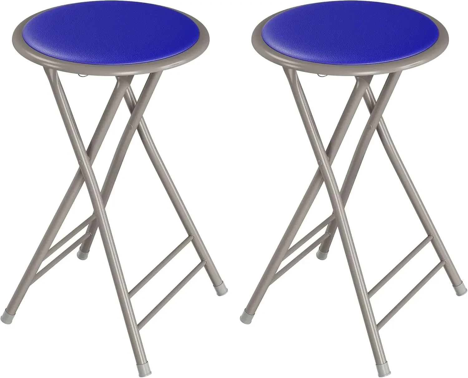 Lavish Home Folding Stool Set - Set of Two 24-Inch Padded Stools with 225lb Capacity for Kitchen, Dorm, or Rec Room - Portable S
Lavish Home Folding Stool Set - Set of Two 24-Inch Padded Stools with 225lb Capacity for Kitchen, Dorm, or Rec Room - Portable S