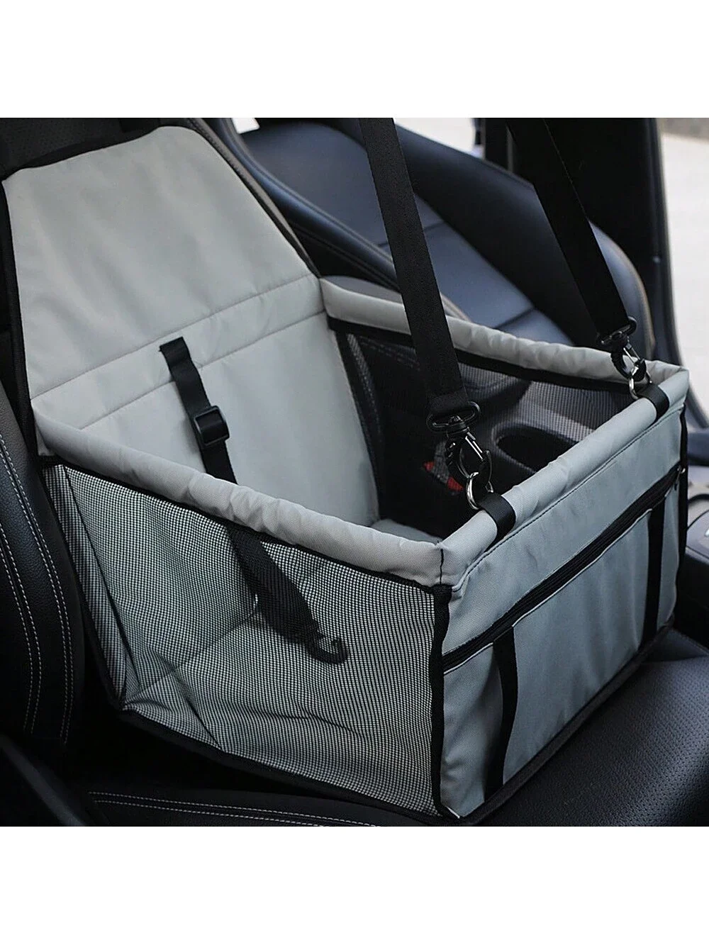 1pc Oxford Cloth Car Pet Dog Basket For Car Front Seat, Waterproof, Scratch-Resistant And Wear-Resistant, With Clip
1pc Oxford Cloth Car Pet Dog Basket For Car Front Seat, Waterproof, Scratch-Resistant And Wear-Resistant, With Clip