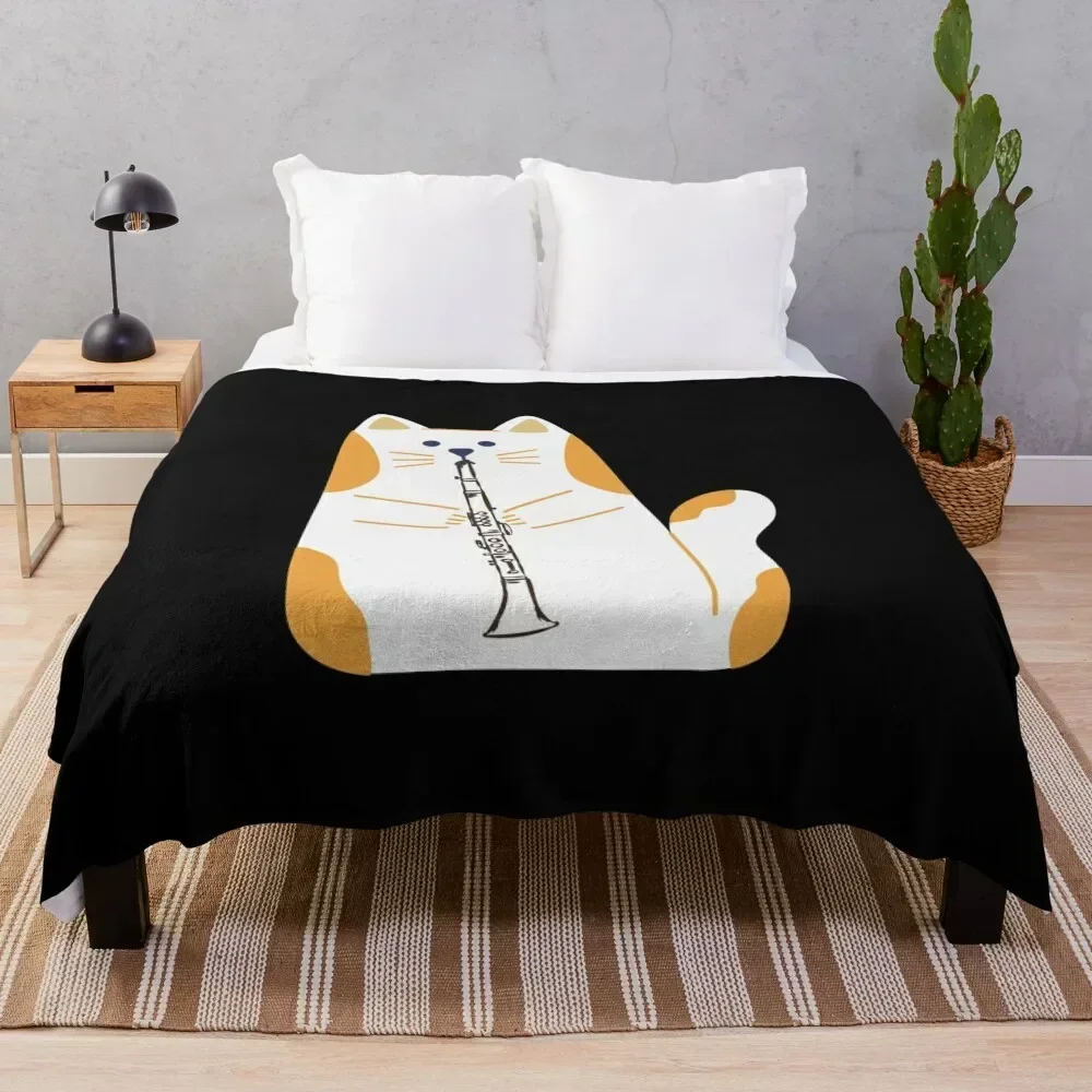 cat playing the CLARINET Throw Blanket Blankets For Bed Travel Blankets Hairy Custom Blankets
cat playing the CLARINET Throw Blanket Blankets For Bed Travel Blankets Hairy Custom Blankets
