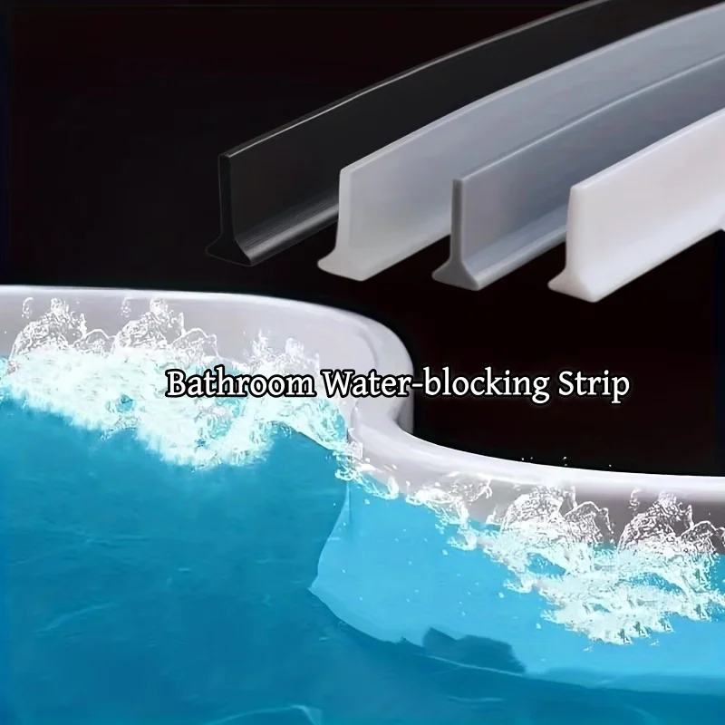 1pc 2m/78.74inch Flexible Silicone Shower Door Seal Strip,Bathroom Water-blocking Strip,Bathroom Waterproof Strip
1pc 2m/78.74inch Flexible Silicone Shower Door Seal Strip,Bathroom Water-blocking Strip,Bathroom Waterproof Strip