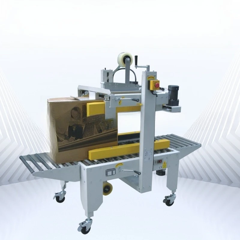 Automatic side belt drive sealing machine Vertical factory cargo packing carton High-speed sealing machine
Automatic side belt drive sealing machine Vertical factory cargo packing carton High-speed sealing machine