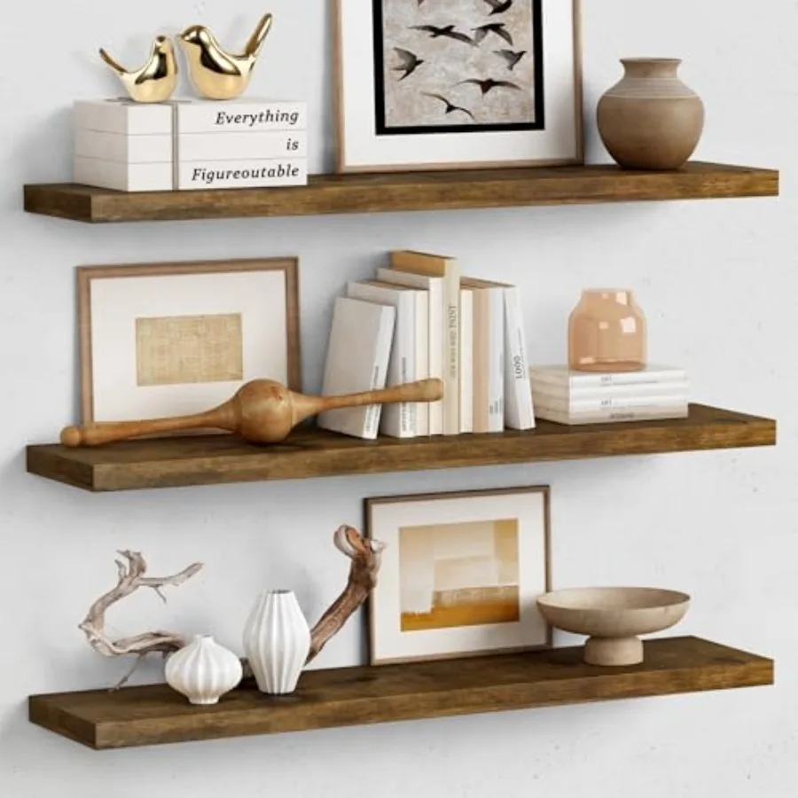 36 Inch Floating Shelves for Wall Long Set of 3, Large Deep Wall Shelves for Bedroom Living Room Decor, Wood Floating Shelf for
36 Inch Floating Shelves for Wall Long Set of 3, Large Deep Wall Shelves for Bedroom Living Room Decor, Wood Floating Shelf for