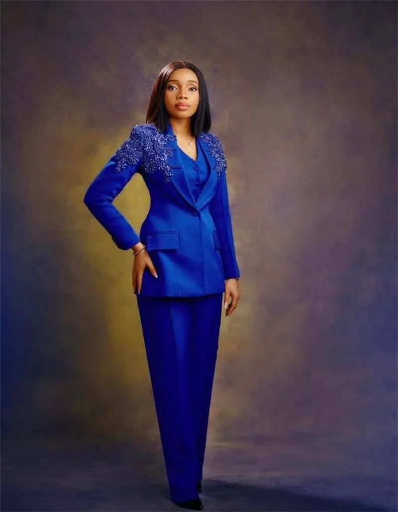 Black Women Suit Set 2 Piece Blazer+Pants Formal Office Lady Jacket Wedding Bride Prom Coat Customized
Black Women Suit Set 2 Piece Blazer+Pants Formal Office Lady Jacket Wedding Bride Prom Coat Customized