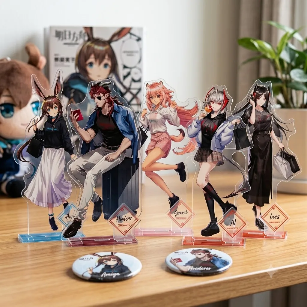 Hot Game Arknights Acrylic Stand Transparent Model Figure Cosplay Birthday Fans Christmas Desk Decor Plate Gift Keychain
Hot Game Arknights Acrylic Stand Transparent Model Figure Cosplay Birthday Fans Christmas Desk Decor Plate Gift Keychain