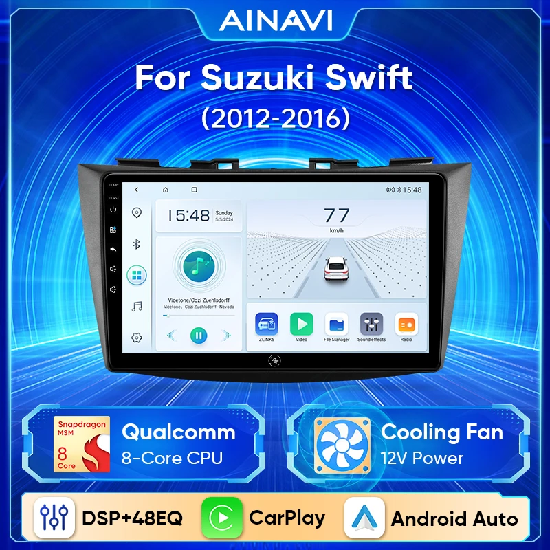 Ainavi Android13 2DIN Car Radio Multimedia Video Player For Suzuki Swift 4 2011-2017 Navigation GPS Android Auto Carplay No 2din
Ainavi Android13 2DIN Car Radio Multimedia Video Player For Suzuki Swift 4 2011-2017 Navigation GPS Android Auto Carplay No 2din