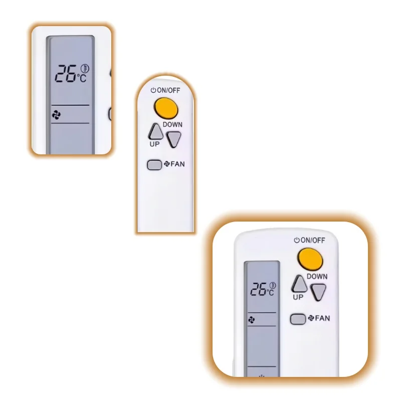 BRC4C151 Replacement Air Conditioner Remote Control, Infrared AC Controller Spare Parts for Household Air Conditioning Device
BRC4C151 Replacement Air Conditioner Remote Control, Infrared AC Controller Spare Parts for Household Air Conditioning Device
