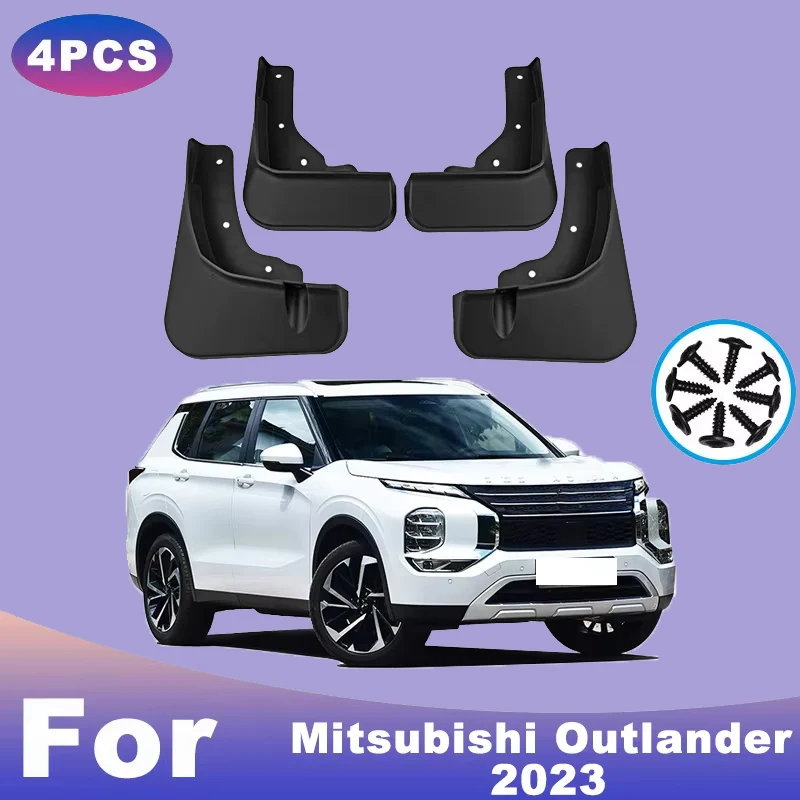 For Mitsubishi Outlander 2023 Automotive Tire Mudguard Waterproof Prevent Mud Splashing Car Mud Flaps 4pcs Accessories
For Mitsubishi Outlander 2023 Automotive Tire Mudguard Waterproof Prevent Mud Splashing Car Mud Flaps 4pcs Accessories