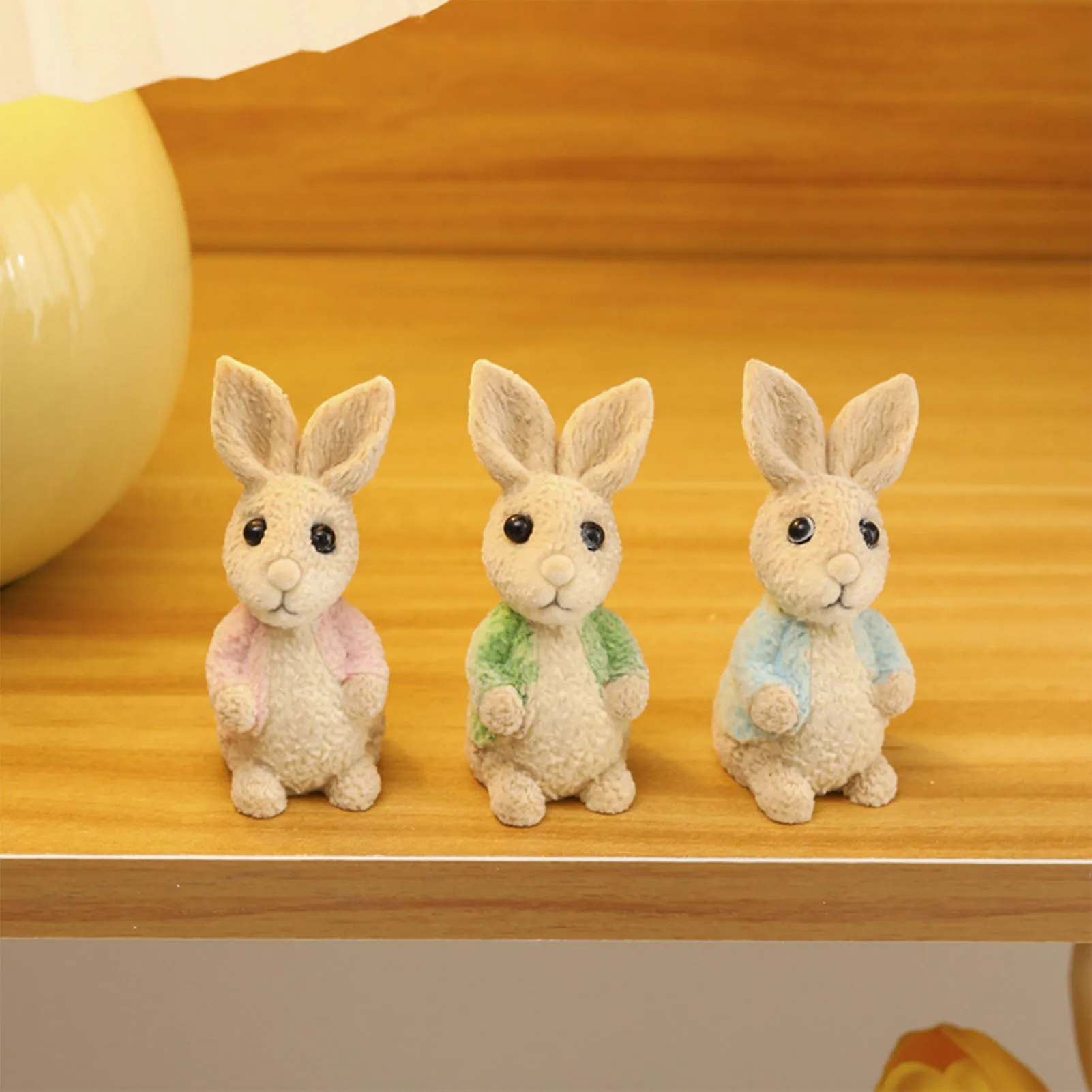 Cartoon Resin Bunny Sculpture Artificial Simulated Easter Decoration Rabbit Ornament For Dining Table Teapoy Fireplace Garden
Cartoon Resin Bunny Sculpture Artificial Simulated Easter Decoration Rabbit Ornament For Dining Table Teapoy Fireplace Garden