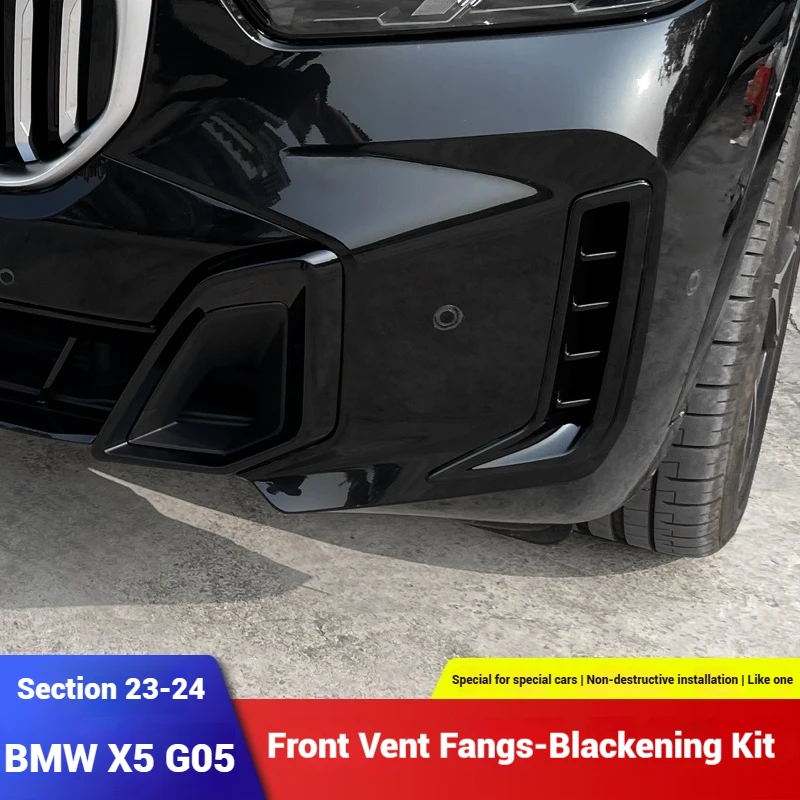 For BMW X5 G05 M Sport LCI 2023-2025 Car Front Bumper Fog Light Frame Cover Fog Lamp Body Kit Splitter Cover Grille Sticker
For BMW X5 G05 M Sport LCI 2023-2025 Car Front Bumper Fog Light Frame Cover Fog Lamp Body Kit Splitter Cover Grille Sticker