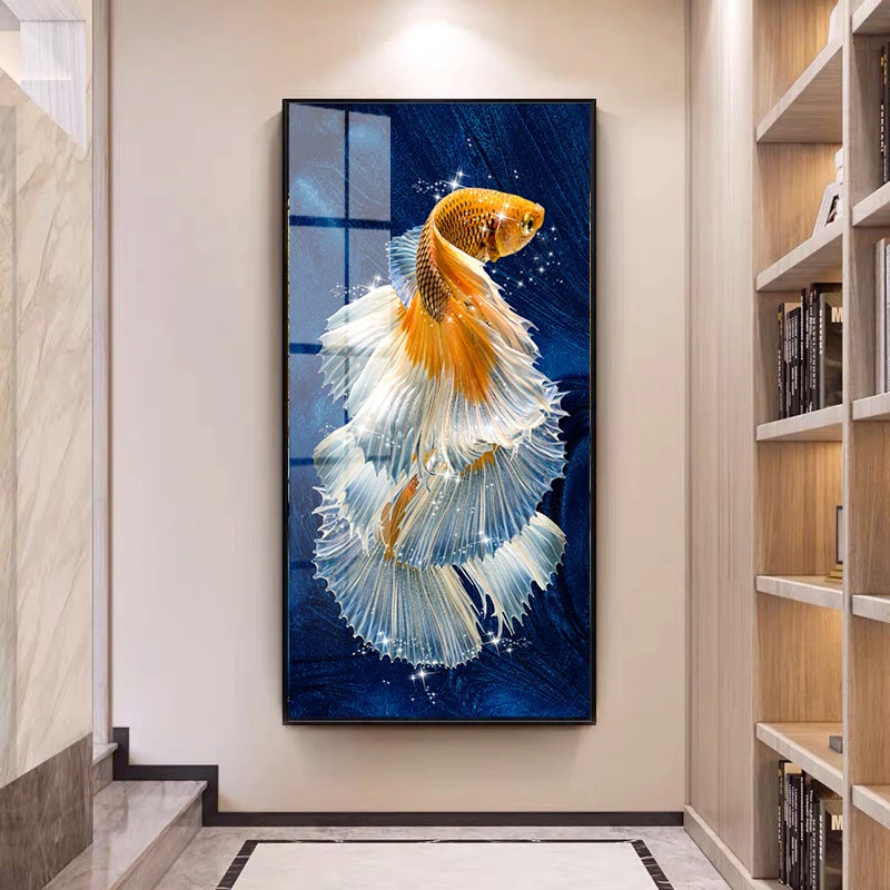 #Light Luxury Fish Entrance Hall Decoration Lights Diamond Inlaid Simple Crystal Porcelain Lights Corridor Mural Lights Led
#Light Luxury Fish Entrance Hall Decoration Lights Diamond Inlaid Simple Crystal Porcelain Lights Corridor Mural Lights Led
