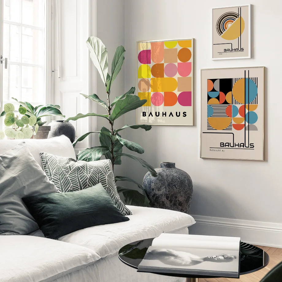 Abstract Bauhaus Exhibition Geometric Line Minimalism Posters Prints Wall Art Canvas Painting Indoor Living Room Home Decoration
Abstract Bauhaus Exhibition Geometric Line Minimalism Posters Prints Wall Art Canvas Painting Indoor Living Room Home Decoration