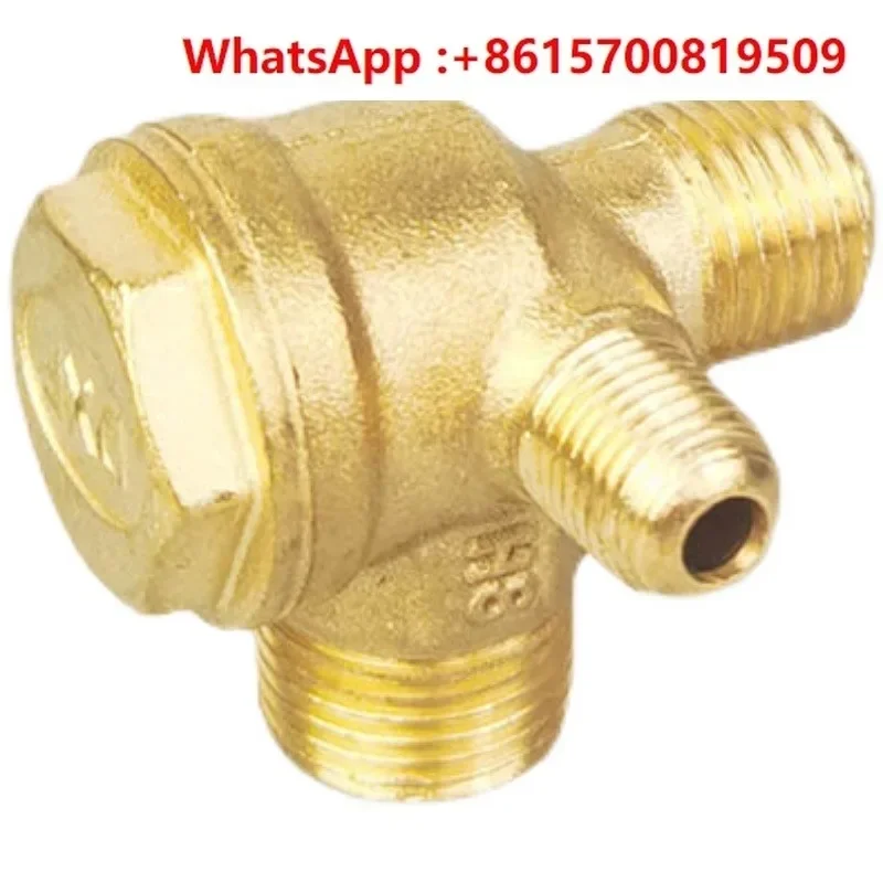 Air compressor one-way copper angle valve Otus Flying Leopard small air pump universal check accessories thread
Air compressor one-way copper angle valve Otus Flying Leopard small air pump universal check accessories thread