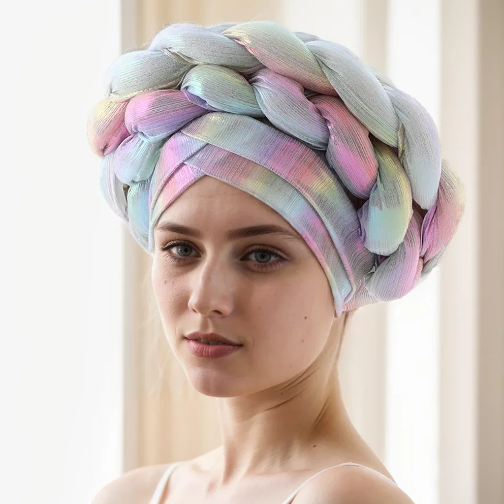 Braid Turbans Cap for Women African Auto Gele Bonnet Cap Ready To Wear Gele Nigerian Headties Muslim Head Wrap Hijab Hat Aso Oke
Braid Turbans Cap for Women African Auto Gele Bonnet Cap Ready To Wear Gele Nigerian Headties Muslim Head Wrap Hijab Hat Aso Oke