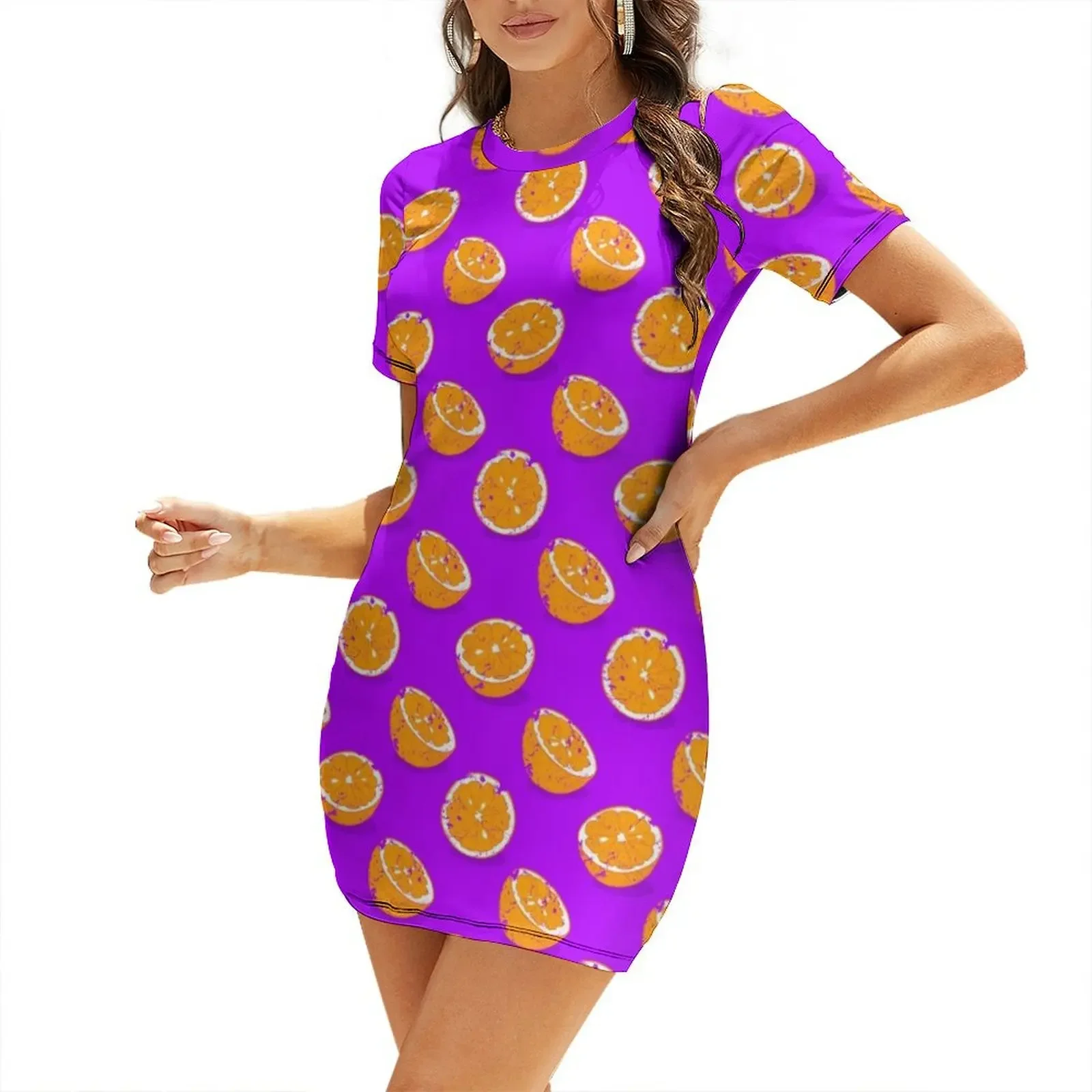 Orange Short-Sleeved Dress african dresses for woman dress for women summer Woman clothes chic and elegant evening dress
Orange Short-Sleeved Dress african dresses for woman dress for women summer Woman clothes chic and elegant evening dress