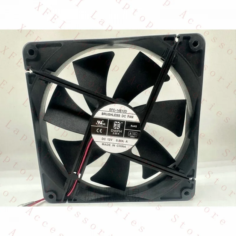 F 1 PCS FOR DWPH Fan EFC-14E12D DC12V 0.80A 14025 14CM 2 wire large air supply fan
F 1 PCS FOR DWPH Fan EFC-14E12D DC12V 0.80A 14025 14CM 2 wire large air supply fan