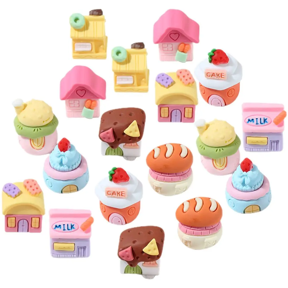 18 Pcs Resin Food Toy Set Bright Colors Cute Decorations DIY Material Photo Prop Mini Crafts Tiny House nament Stress
18 Pcs Resin Food Toy Set Bright Colors Cute Decorations DIY Material Photo Prop Mini Crafts Tiny House nament Stress